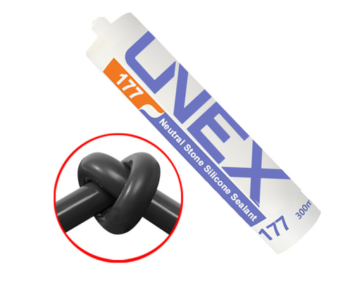UNEX 177 Neutraal Waterdicht Gezamenlijk het Silicone Concreet Dichtingsproduct van de Steen Zelfklevend Lijm